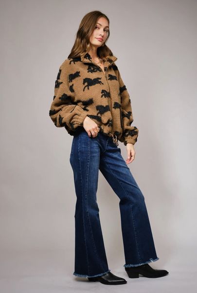 Wild Horses Sherpa – oversized jakke